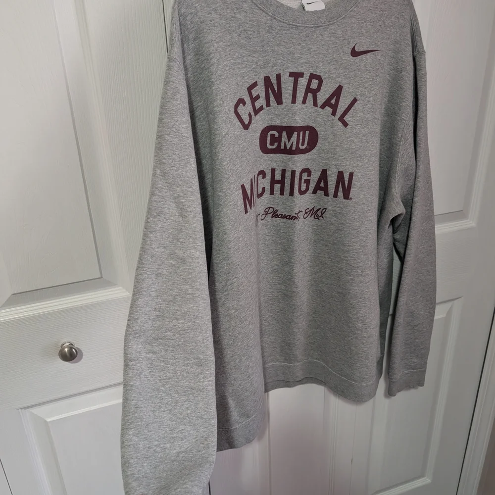 Nike Gray Central Michigan Men's Sweatshirt - Picture 3 of 4